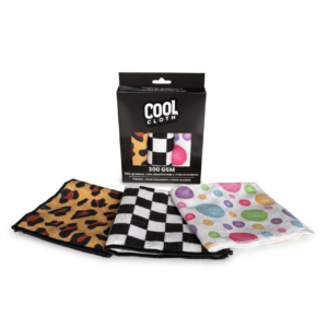 three microfiber cloths premium